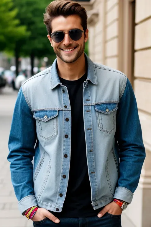 Evening Trousers de Hombre en Denim – Sofisticación Nocturna con Estilo Urbano